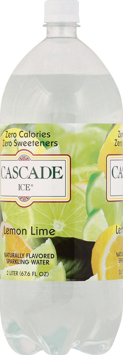 slide 4 of 4, Cascade Ice Lemon Lime Sparkling Water - 2 liter, 2 liter