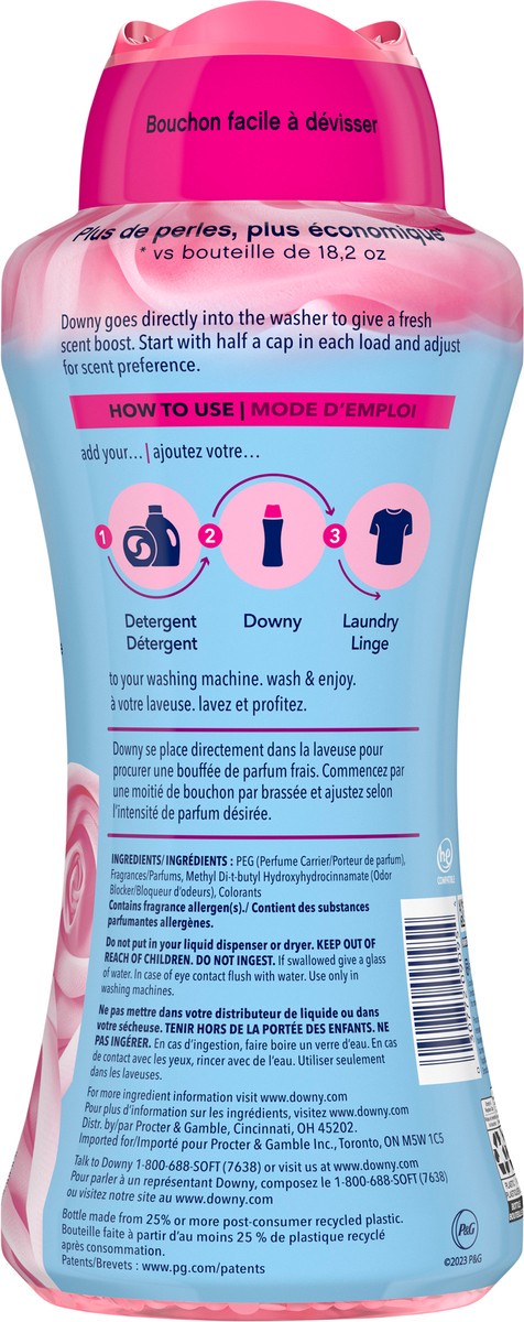 slide 6 of 7, Downy April Fresh In-Wash Laundry Scent Booster Beads, 24 oz, laundry scent beads, Long-lasting Freshness, 1.5 lb