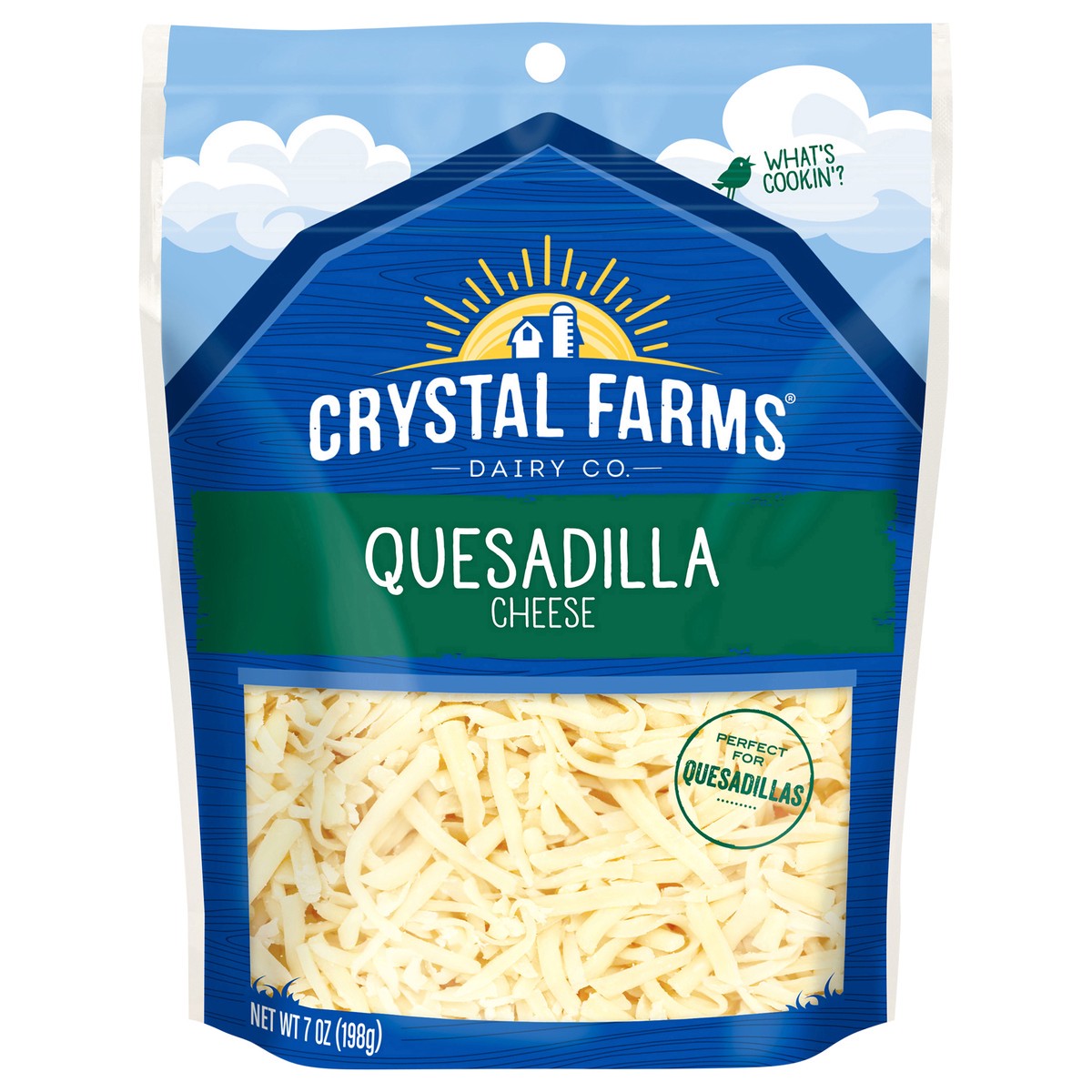 slide 1 of 1, Crystal Farms Shred Quesadilla, 7 oz