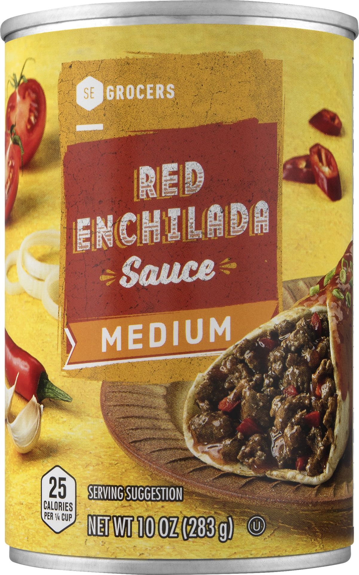 slide 1 of 1, SE Grocers Red Enchilada Sauce, 10 oz