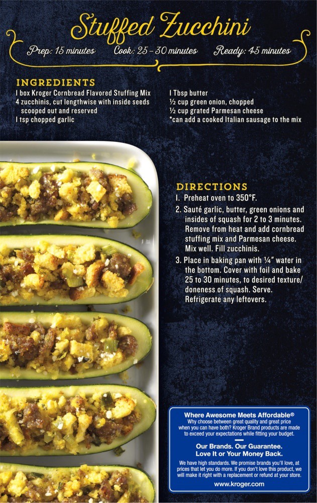 slide 2 of 5, Kroger Cornbread Flavored Stuffing Mix, 6 oz