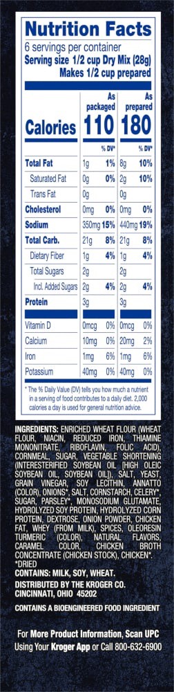 slide 3 of 5, Kroger Cornbread Flavored Stuffing Mix, 6 oz