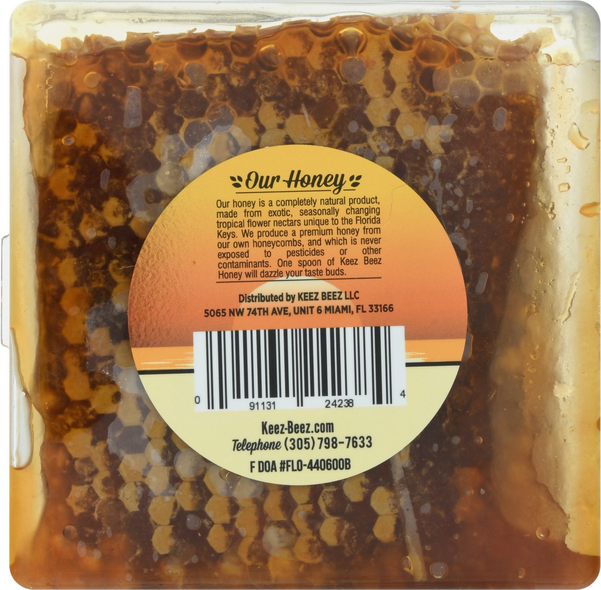 slide 6 of 9, Keez Beez Florida Keys Raw Honey 1 ea, 1 ct