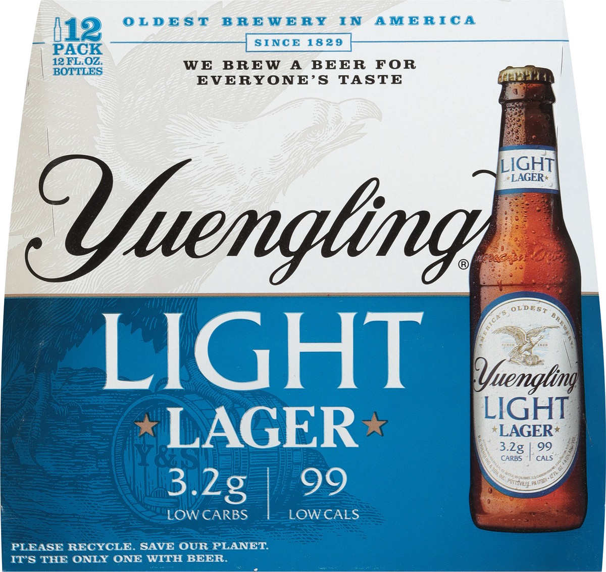 slide 3 of 9, Yuengling Light Lager Beer 12 - 12 fl oz Bottles, 12 ct; 12 oz