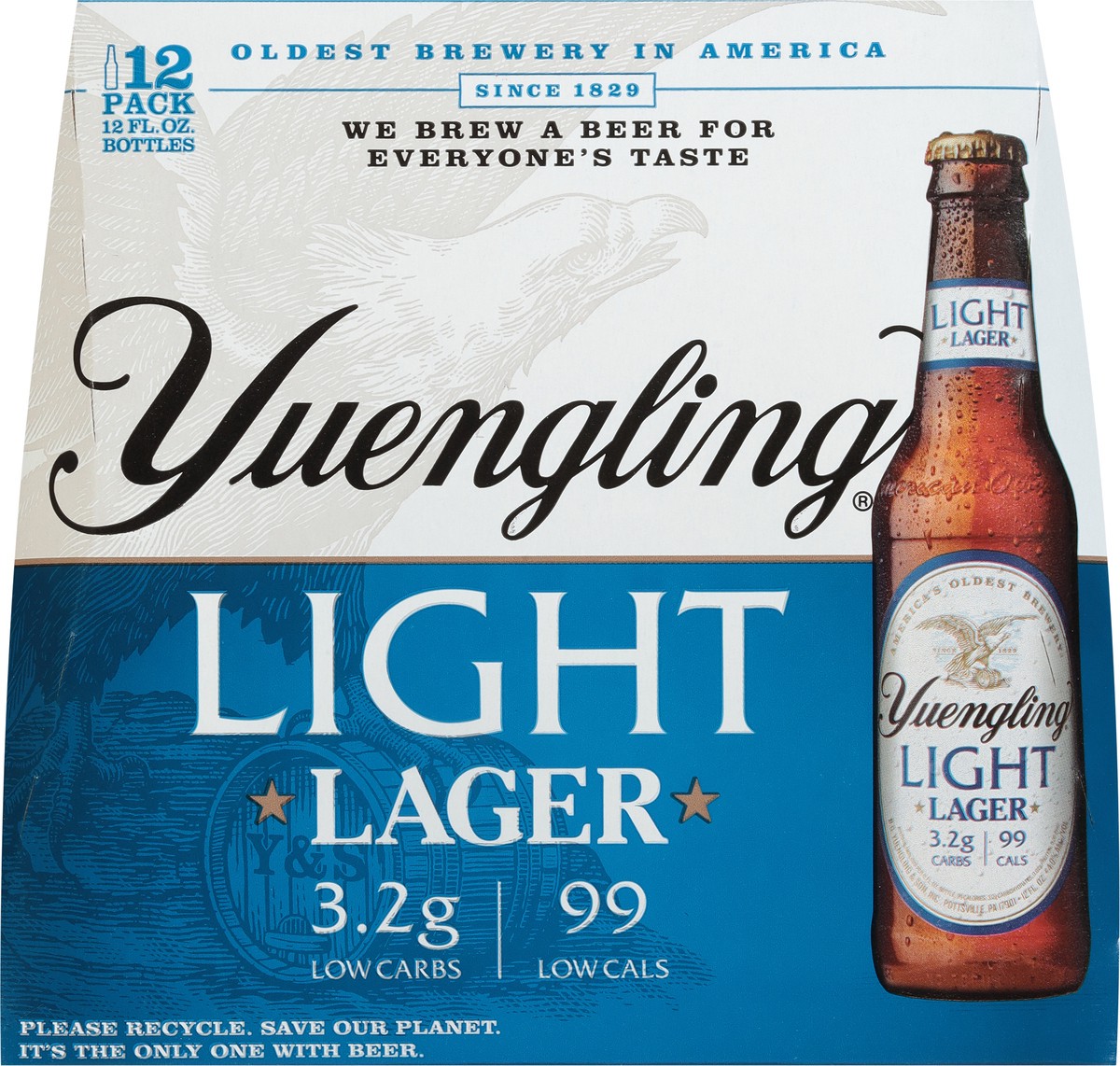 slide 8 of 9, Yuengling Light Lager Beer 12 - 12 fl oz Bottles, 12 ct; 12 oz