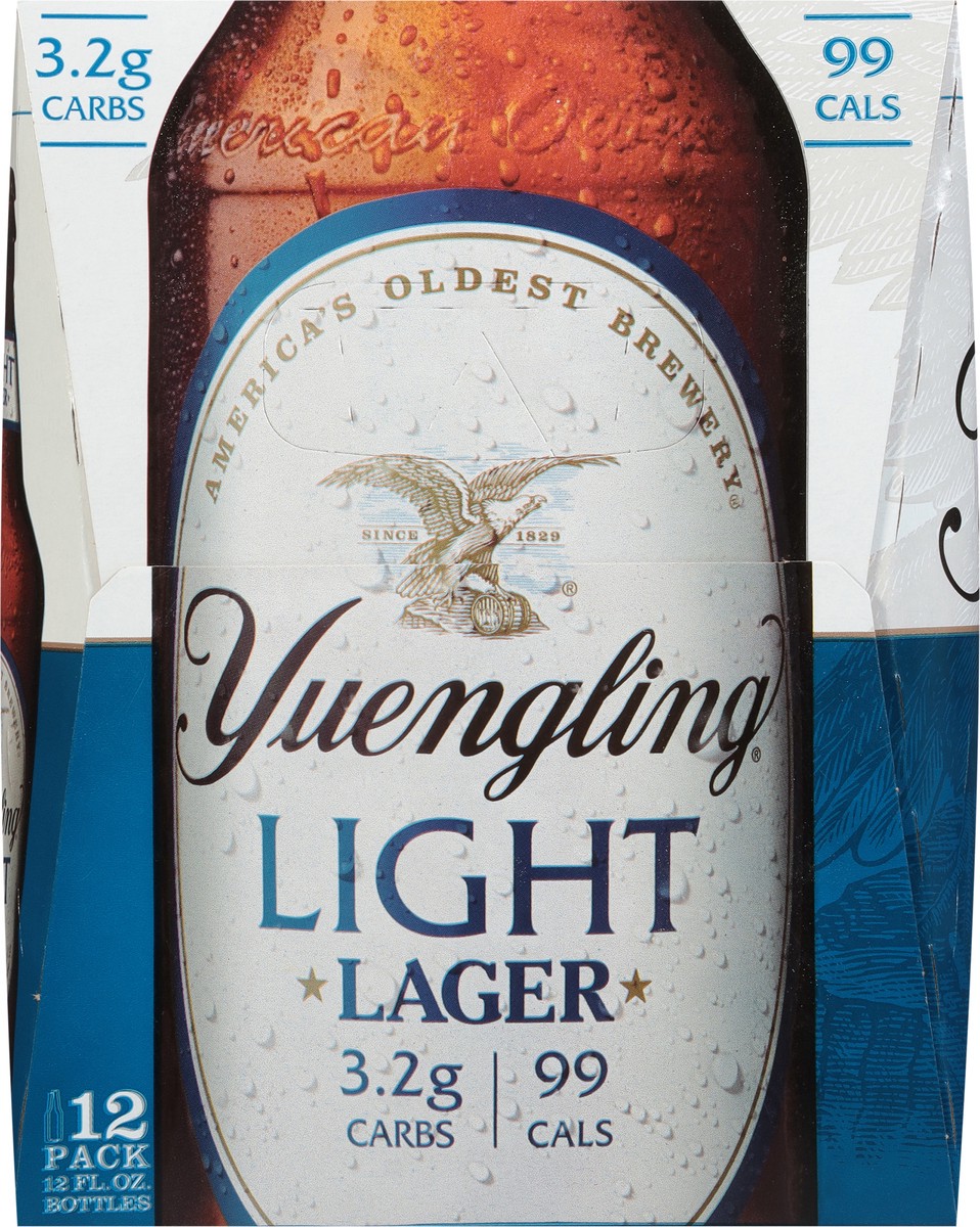 slide 4 of 9, Yuengling Light Lager Beer 12 - 12 fl oz Bottles, 12 ct; 12 oz