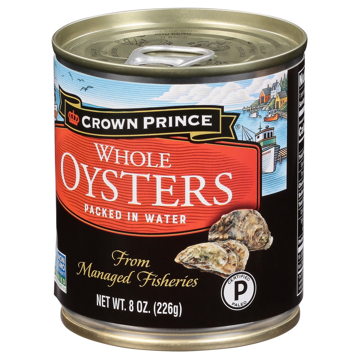 slide 9 of 9, Crown Prince Whole Oysters 8 oz, 8 oz
