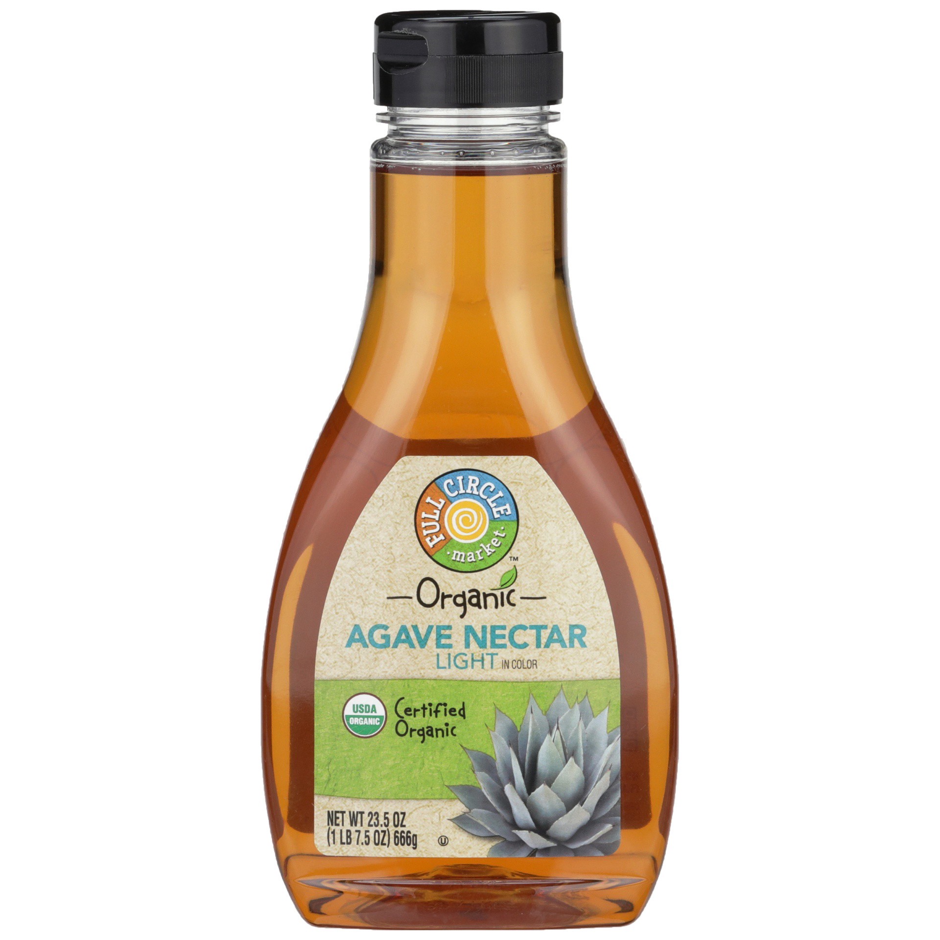 slide 1 of 6, Full Circle Market Organic Light Agave Nectar Sweetener, 23 oz