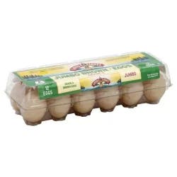 Land O'Lakes Jumbo Brown Eggs, 12 Count