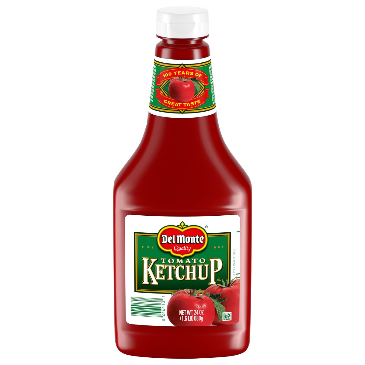 slide 1 of 9, DEL MONTE Tomato Ketchup, 24 oz Bottle, 24 oz