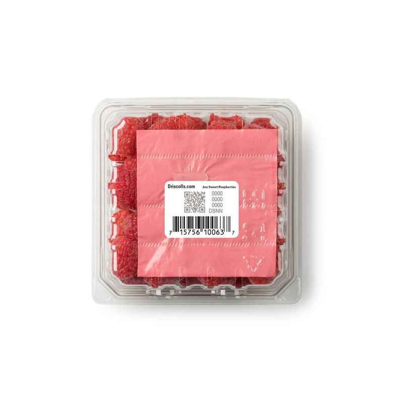 slide 3 of 6, Driscoll's Sweetest Batch Raspberries - 6oz, 6 oz