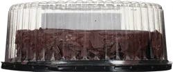 Rich's 8" Single Layer Double Chocolate Cake 24 oz. Clam Shell