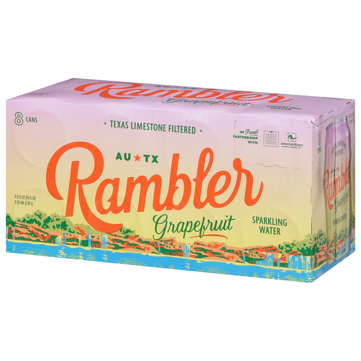 slide 6 of 15, Rambler Grapefruit Sparkling Water Can - 8 ct, 8 ct