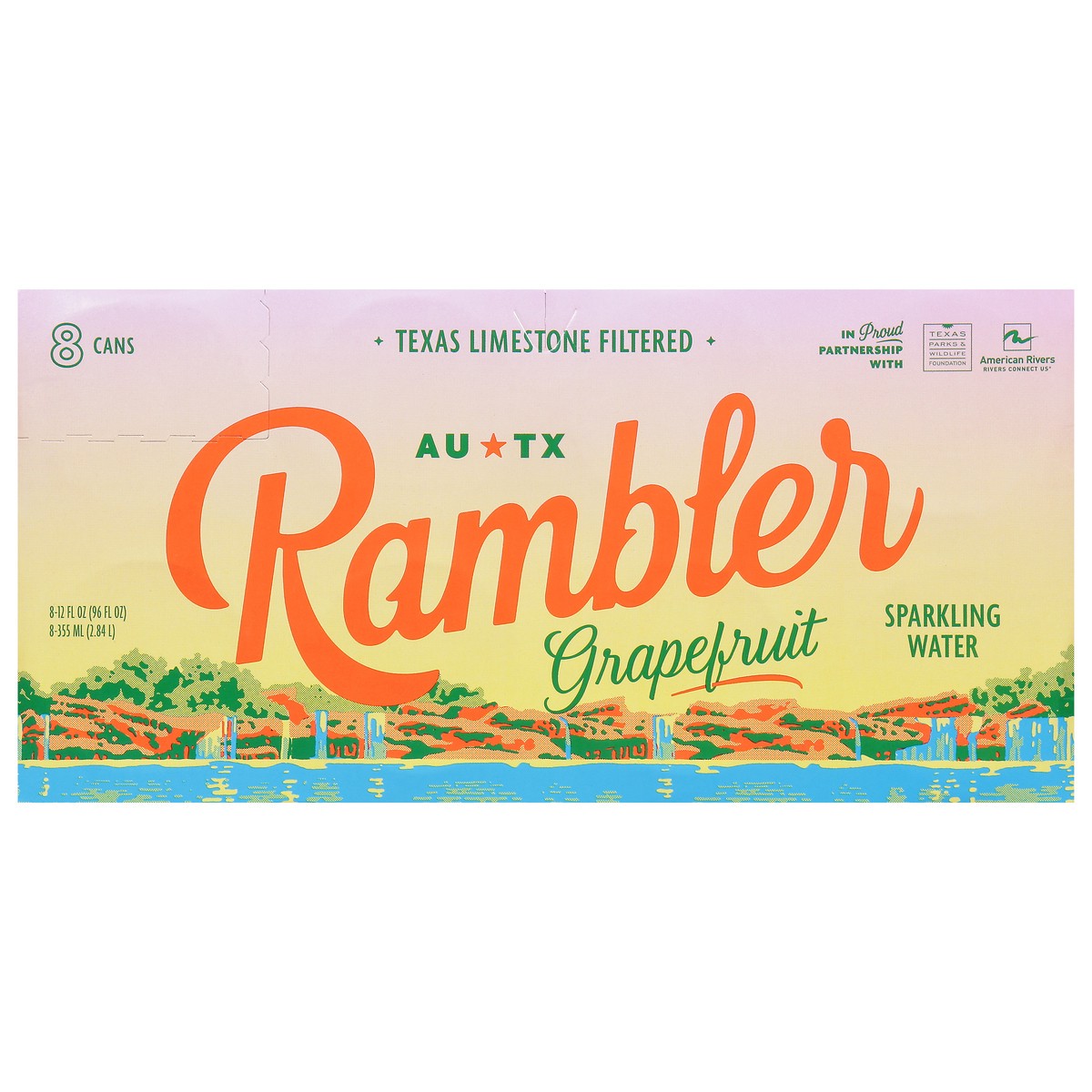 slide 11 of 15, Rambler Grapefruit Sparkling Water Can - 8 ct, 8 ct