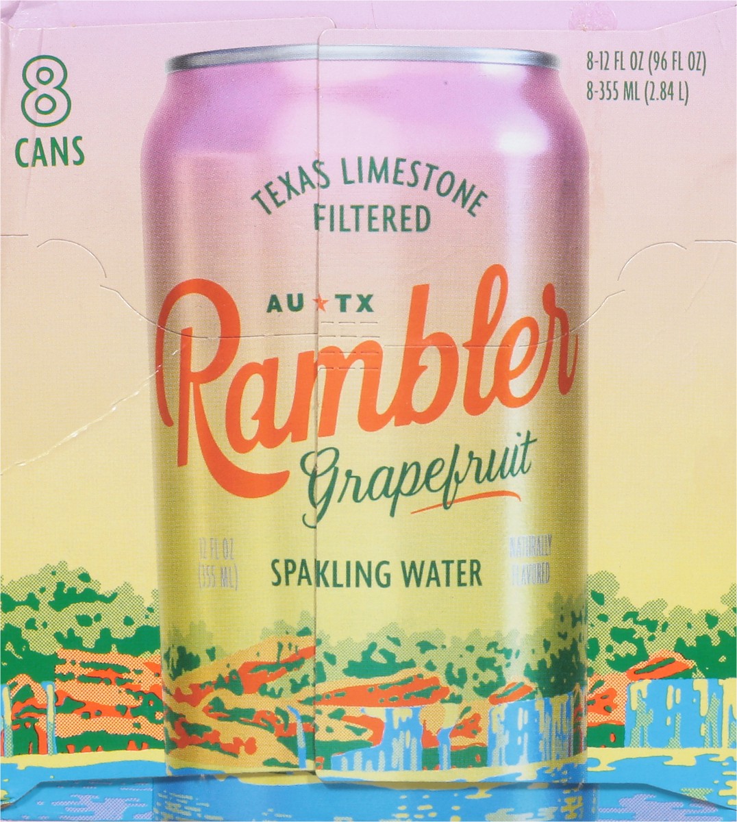 slide 14 of 15, Rambler Grapefruit Sparkling Water Can - 8 ct, 8 ct