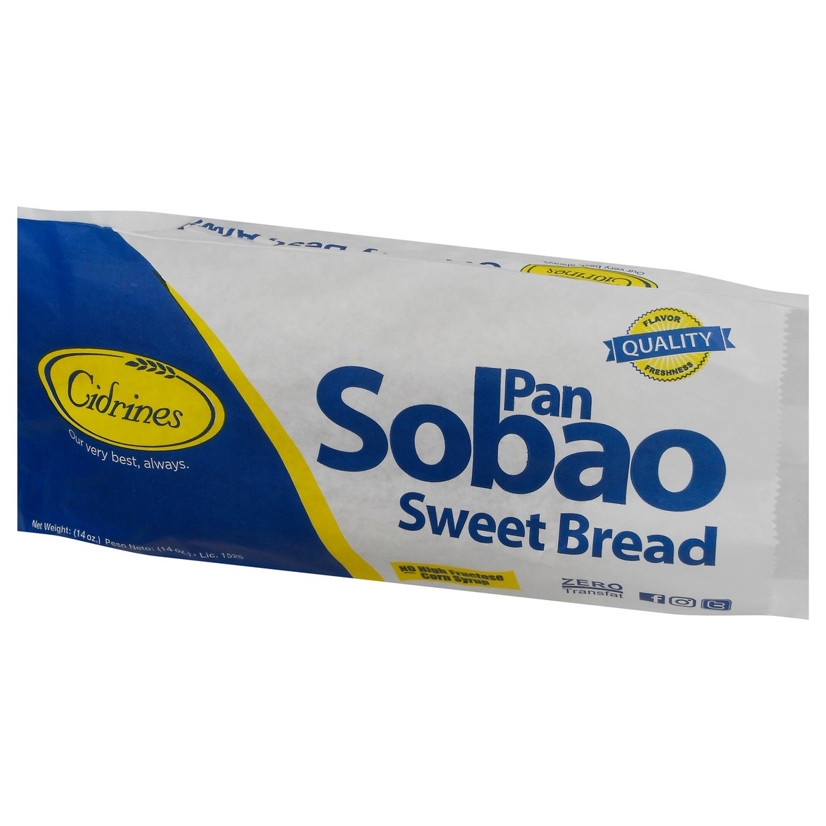 slide 3 of 4, Cidrines Pan Sobao Sweet Bread 14 oz, 14 oz