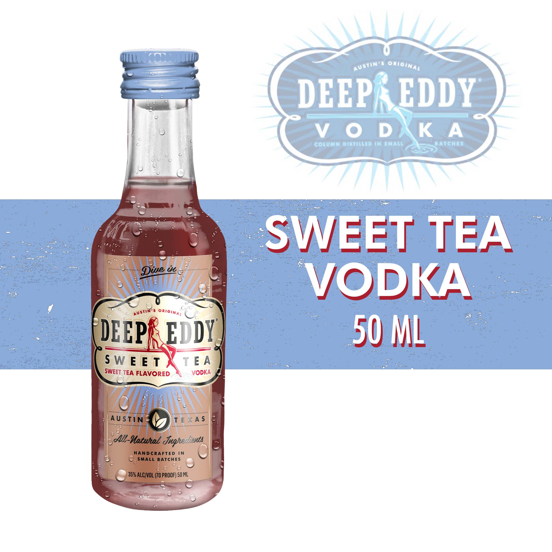 slide 2 of 3, Deep Eddy Vodka Flavors- Sweet Tea, 50 ml, 50 ml