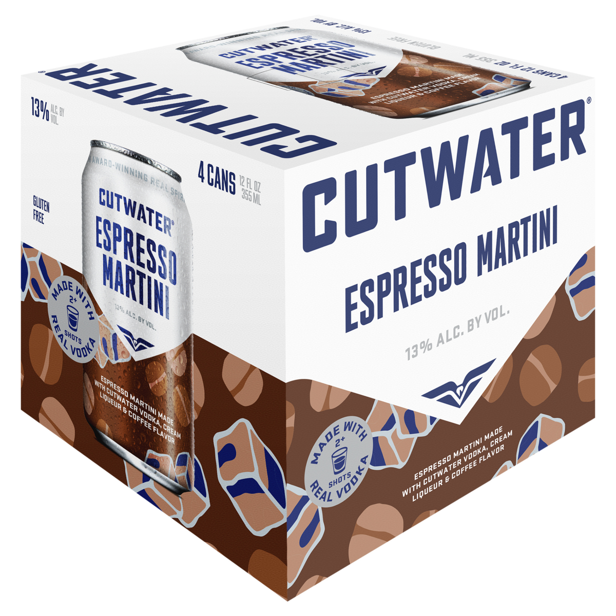slide 5 of 5, Cutwater Spirits Espresso Martini 4/12C, 4 ct