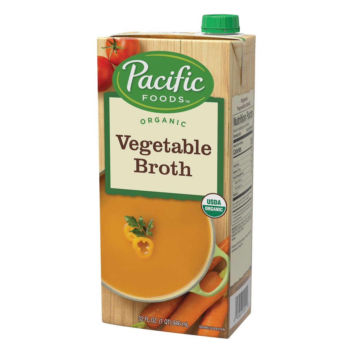 slide 3 of 9, Pacific Foods Vegetable Broth Organic, 32 fl oz