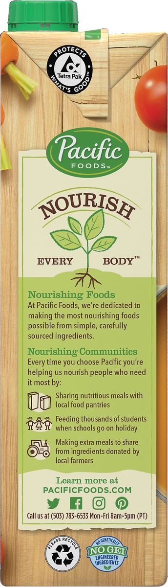 slide 7 of 9, Pacific Foods Vegetable Broth Organic, 32 fl oz