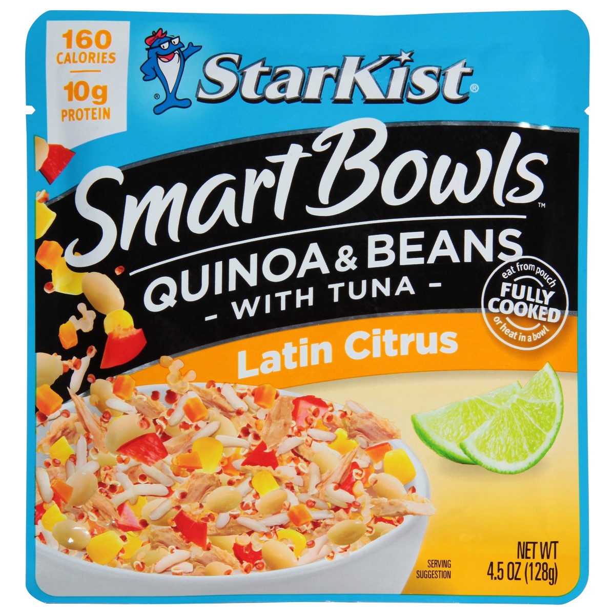 slide 1 of 9, StarKist Smart Bowls with Tuna Latin Citrus Quinoa & Beans 4.5 oz, 4.5 oz