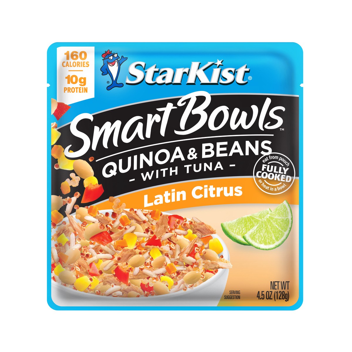 slide 1 of 9, StarKist Smart Bowls Latin Citrus Quinoa and Beans with Tuna Pouch, 4.5 oz