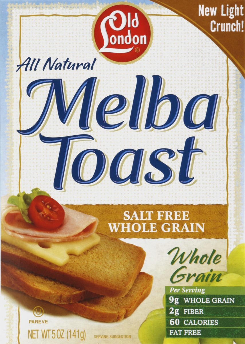 slide 4 of 6, Old London Melba Toast 5 oz, 5 oz