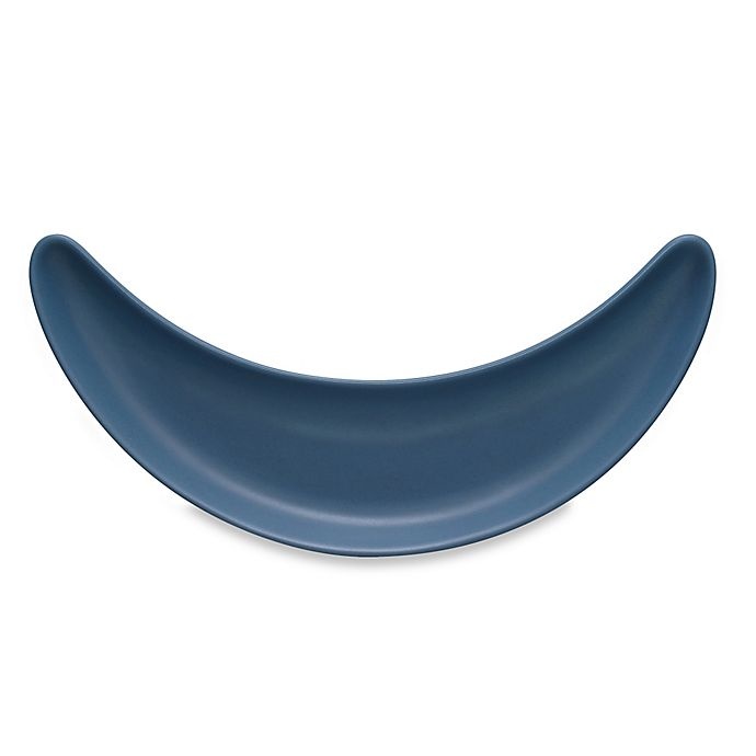 slide 1 of 1, Noritake Colorwave Crescent Plate - Blue, 1 ct