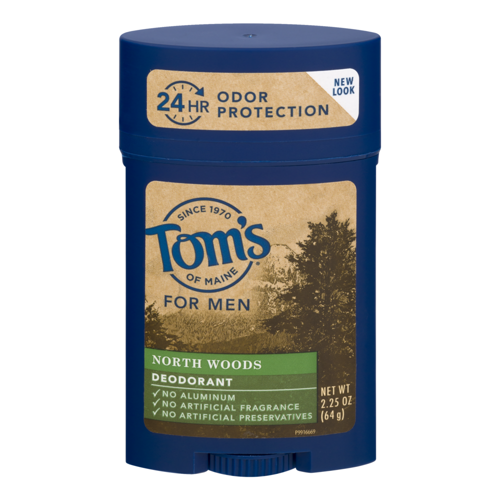 slide 1 of 2, Tom's of Maine Long Lasting North Woods Men's Deodorant, 2.25 oz