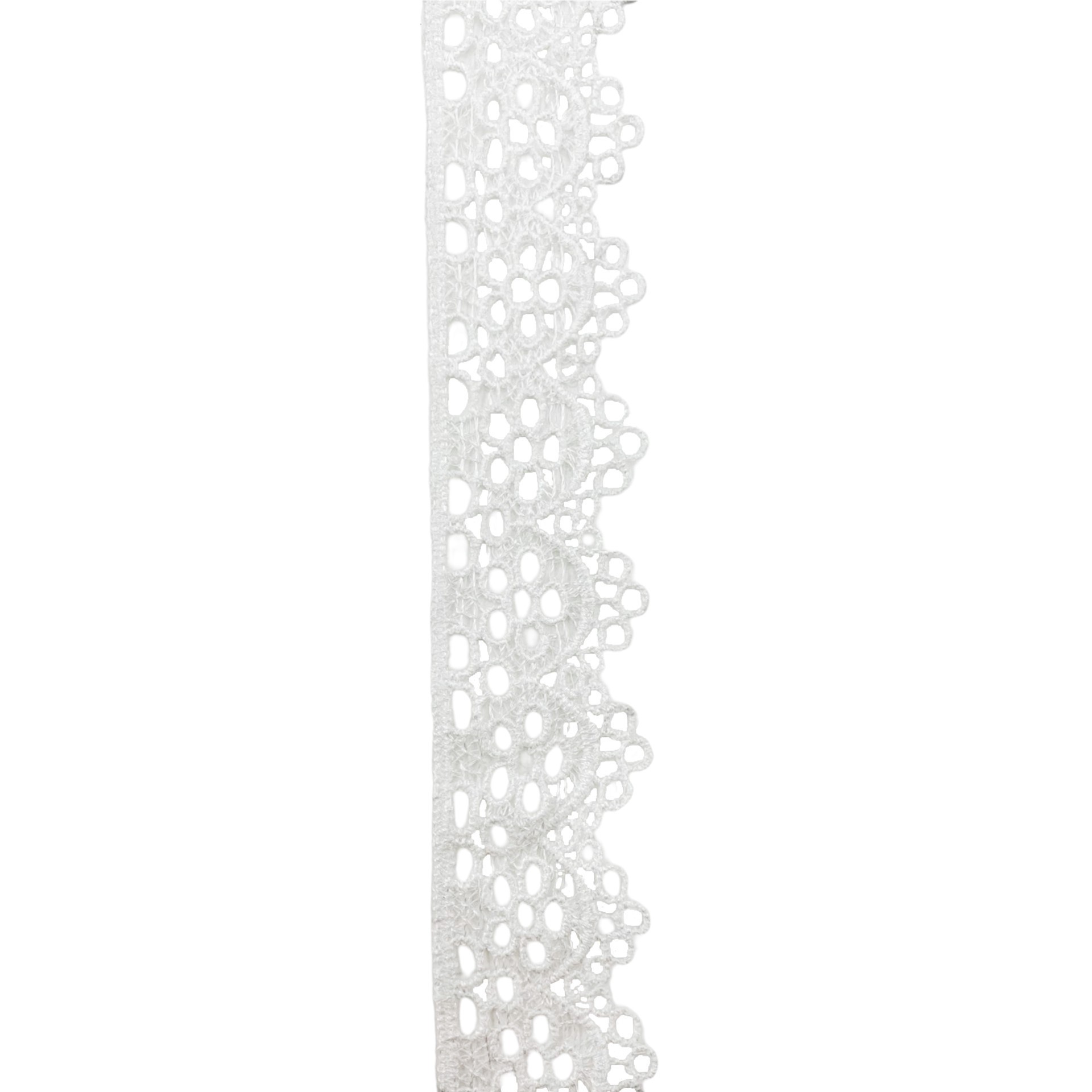 slide 4 of 4, 1.5" X 3yd. Lace Flower Ribbon By Celebrate It, 1.6 in x 3 yd