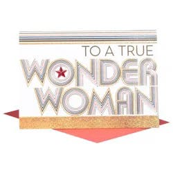 Papyrus Wonder Woman Greeting Card 1 ea