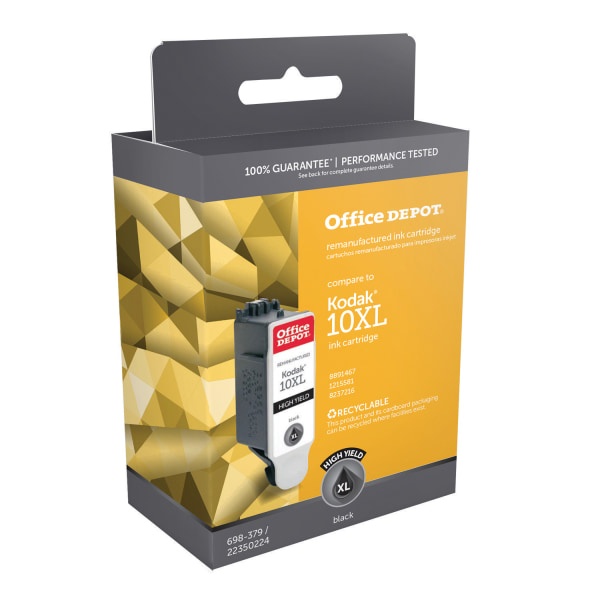 slide 1 of 2, Office Depot Brand Od1467 (Kodak 10Xl) Remanufactured Black Ink Cartridge, 1 ct