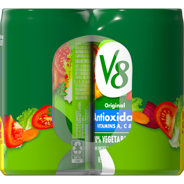 slide 16 of 29, V8 Original Essential Antioxidants 100% Vegetable Juice, 44 oz