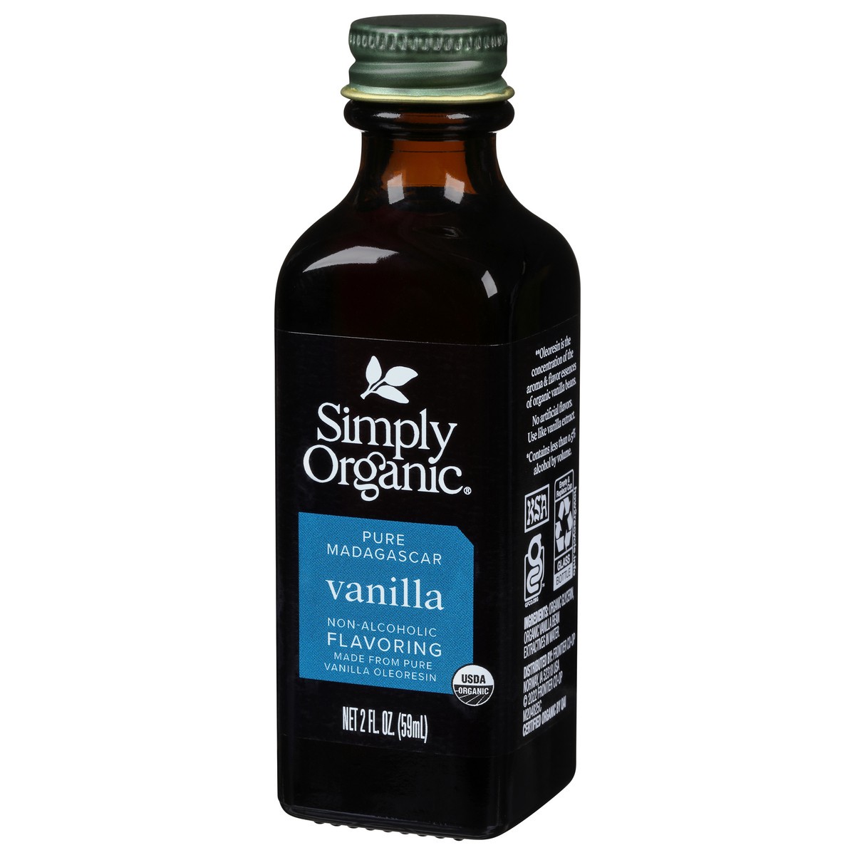 slide 3 of 9, Simply Organic Pure Madagascar Non-Alcoholic Vanilla Flavoring 2 fl oz, 2 fl oz