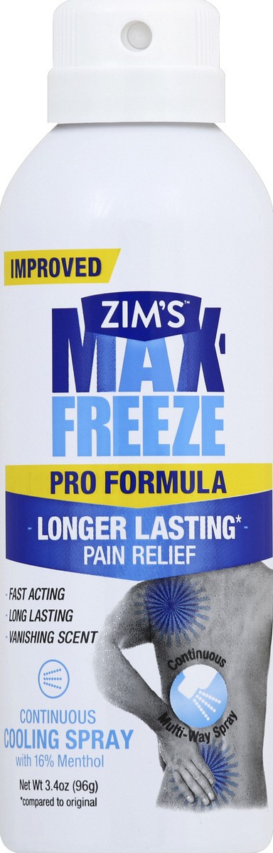 slide 5 of 6, Zim's Max Freeze Pro Formula Extra Strength Pain Relief 3.4 oz, 3.4 oz