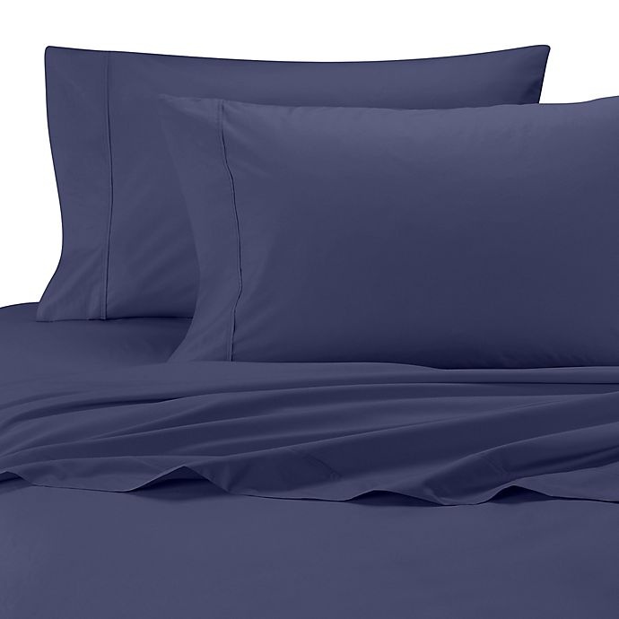 slide 1 of 1, SHEEX Arctic 300-Thread-Count Tencel Lyocell Standard Pillowcases - Denim, 2 ct