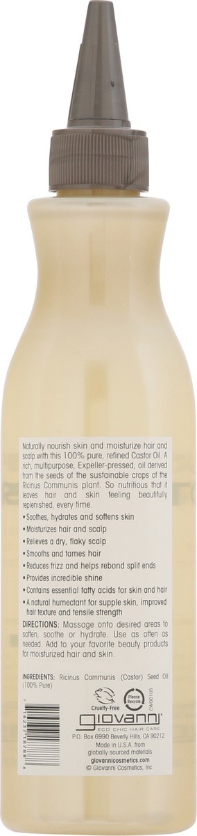 slide 8 of 12, Giovanni 100% Pure Castor Oil, 8.5 oz
