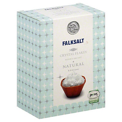 slide 1 of 1, Falksalt Crystal Flakes Natural Sea Salt, 8.8 oz
