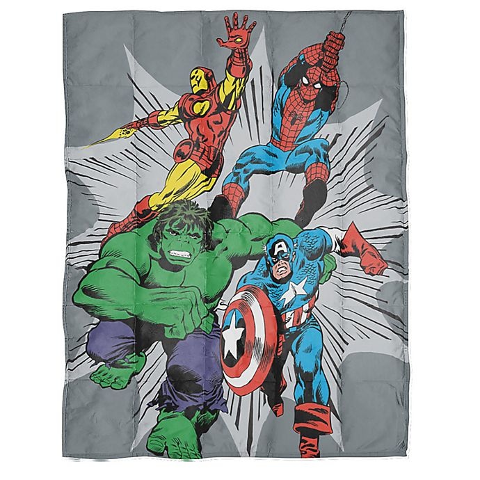 slide 1 of 1, Marvel Comics Reversible Weighted Blanket, 1 ct