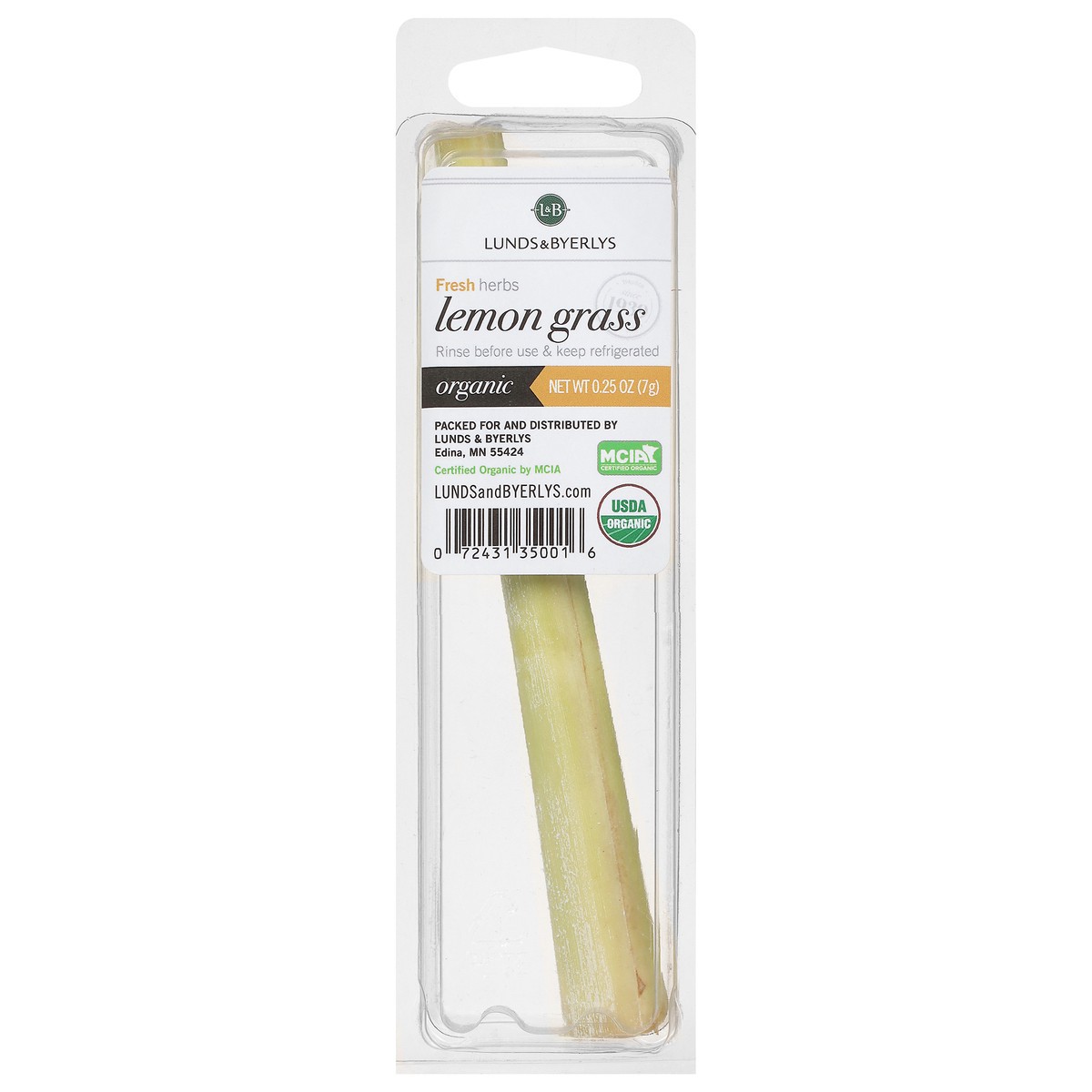 slide 1 of 9, L&B Lunds & Byerlys Fresh Herbs Organic Lemon Grass 0.25 oz, 0.25 oz