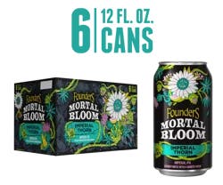 Founders Brewing Co. Mortal Bloom Imperial Thorn, 6 Pack, 12 Fl Oz Cans, 8% ABV