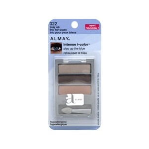 slide 1 of 1, Almay Intense I-Color Trio Powder Shadow Play Up The Blue 022, 0.13 oz; 3.6 gram