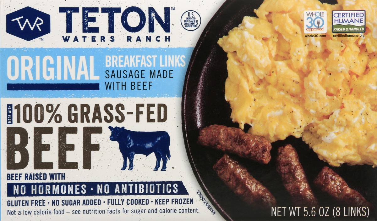 slide 4 of 12, Teton Waters Ranch Original Breakfast Sausage, 5.6 oz