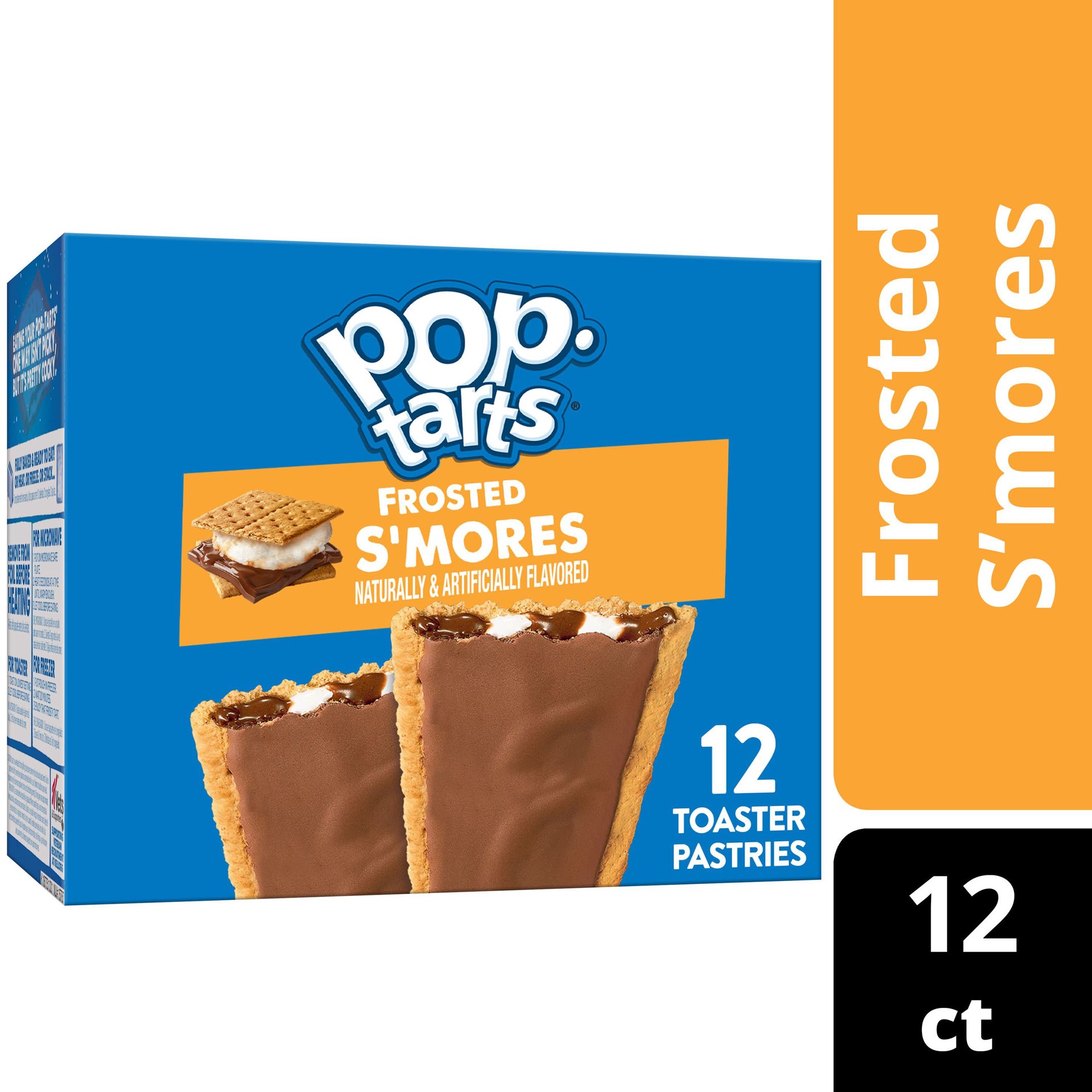 slide 1 of 5, Pop-Tarts Toaster Pastries, Frosted S'mores, 20.3 oz, 12 Count, 20.3 oz