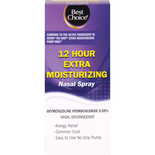 slide 1 of 1, Best Choice 12 Hour Extra Moisturizing Nasal Spray, 1 oz