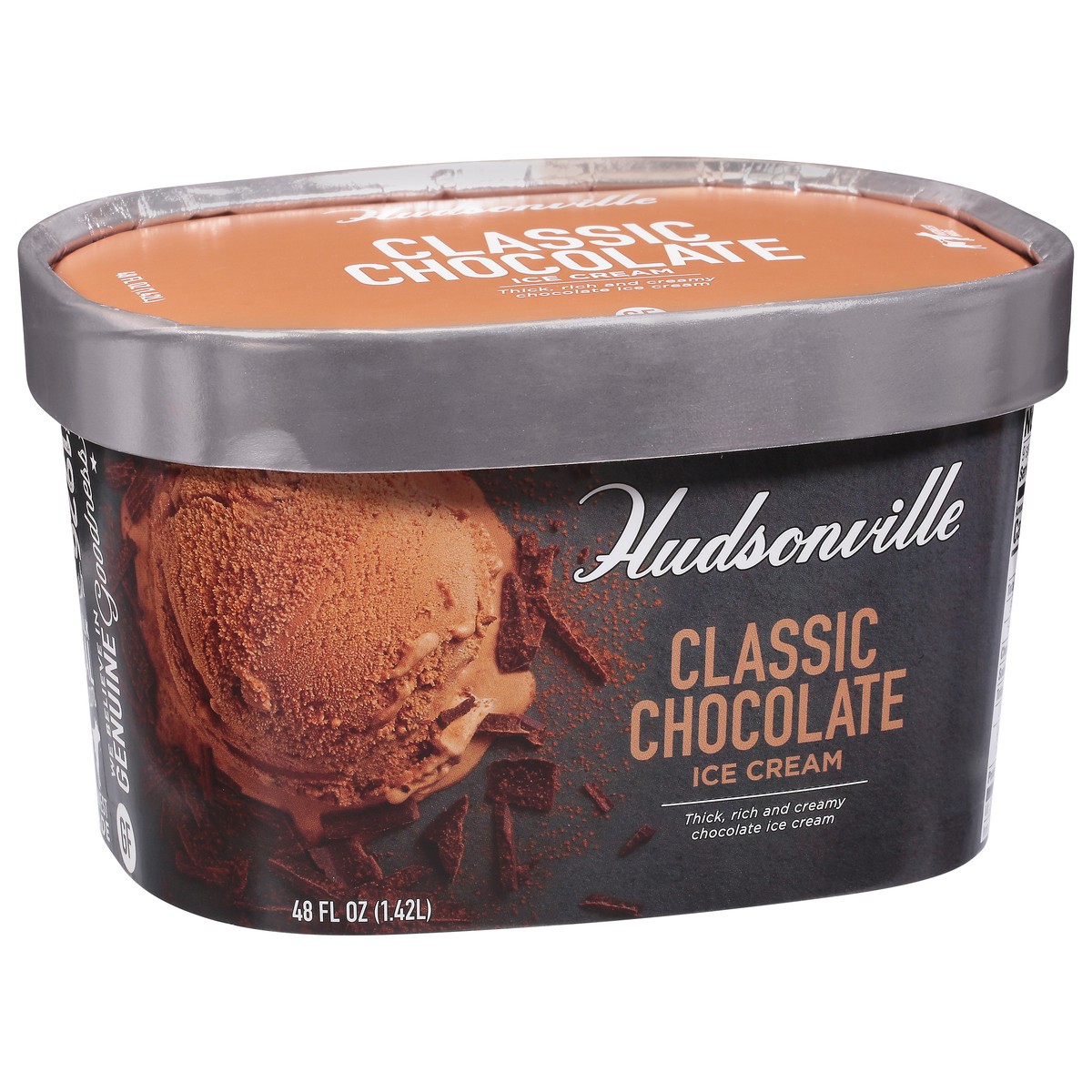 slide 2 of 9, Hudsonville Classic Chocolate Ice Cream 48 fl oz, 48 fl oz