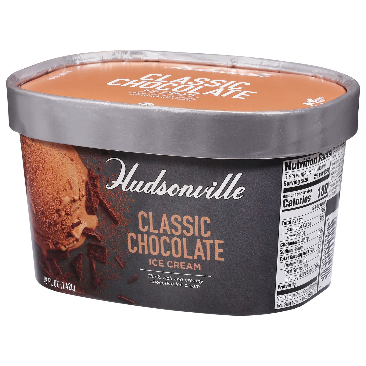 slide 7 of 9, Hudsonville Classic Chocolate Ice Cream 48 fl oz, 48 fl oz