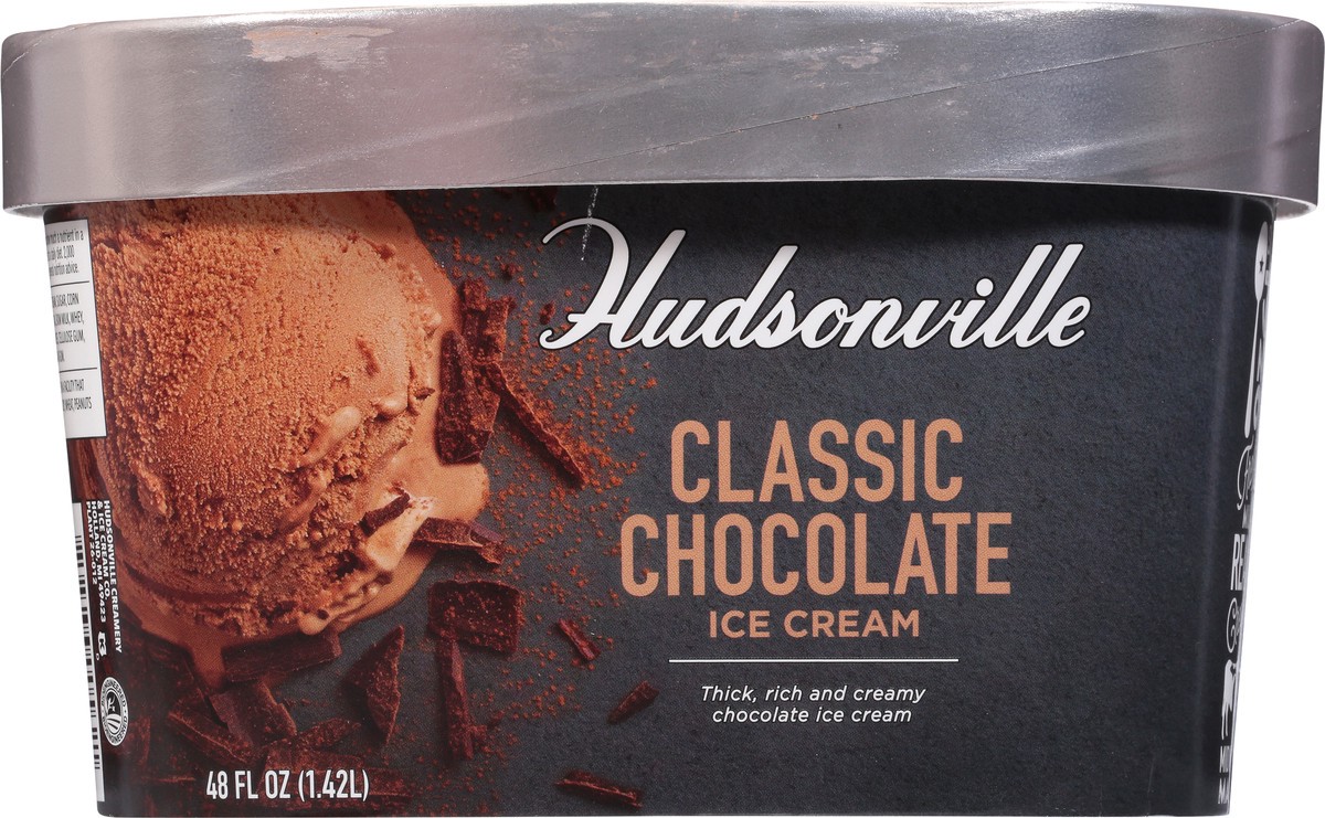 slide 4 of 9, Hudsonville Classic Chocolate Ice Cream 48 fl oz, 48 fl oz