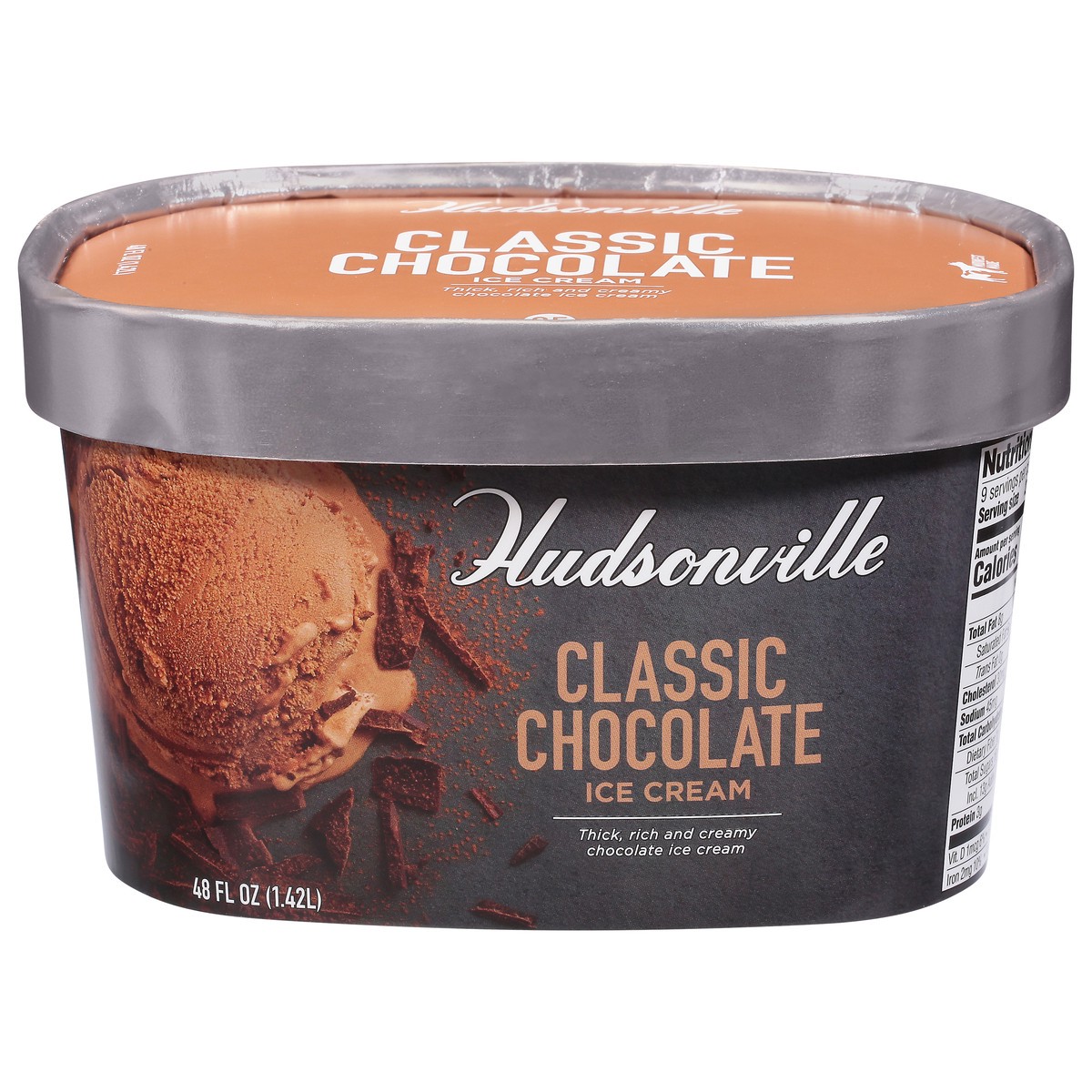 slide 1 of 9, Hudsonville Classic Chocolate Ice Cream 48 fl oz, 48 fl oz