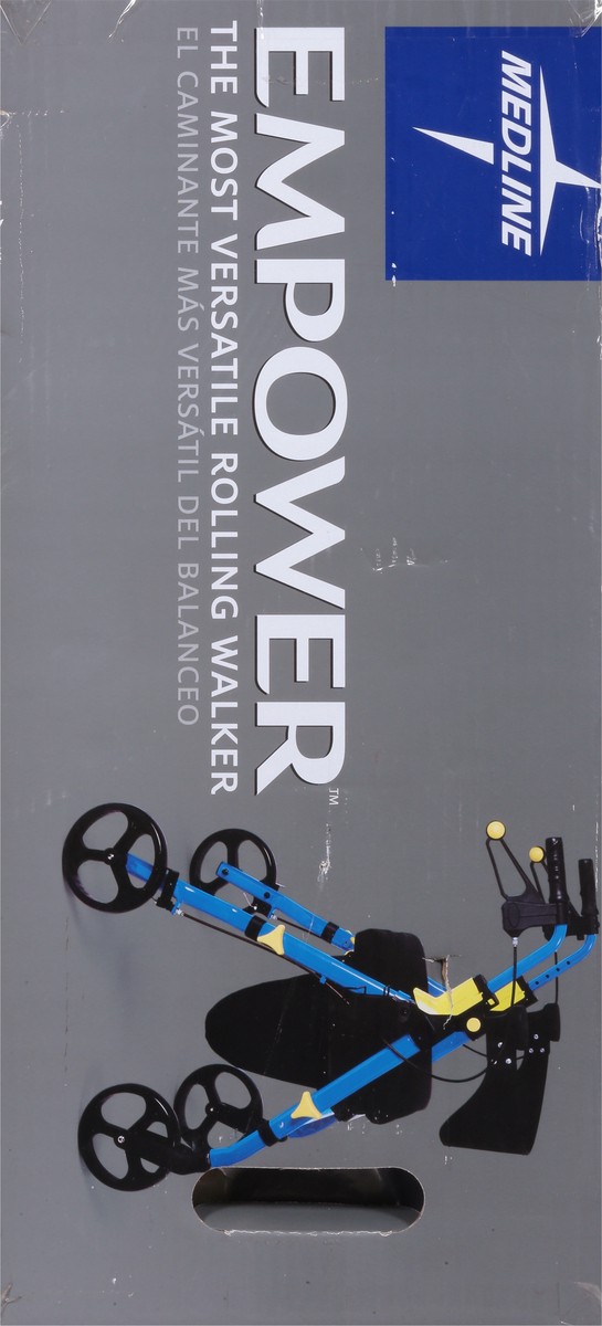 slide 5 of 9, NON BRAND Premium Empower Rollator Wa, 1 ct